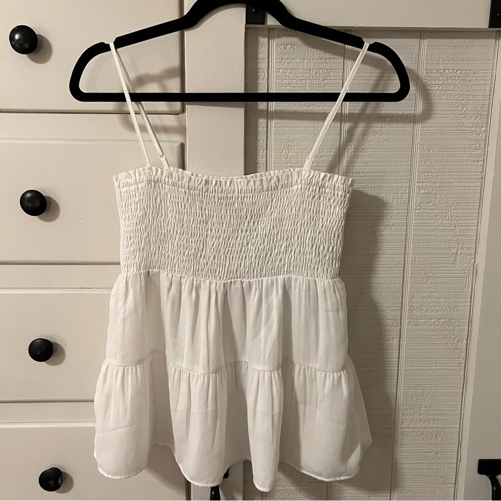 Paper Crane ruched tank
